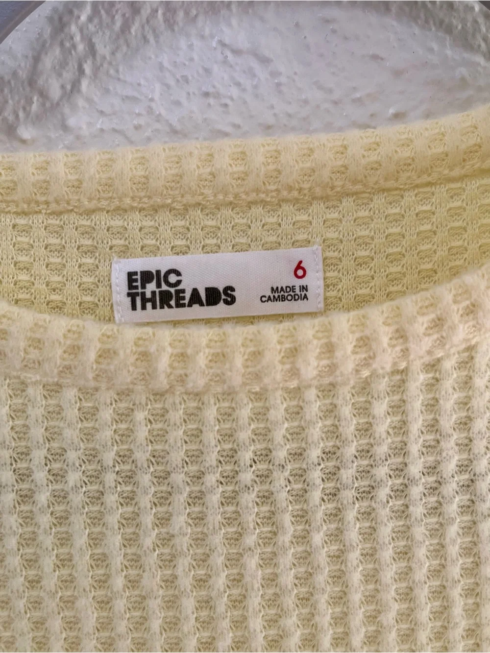 NWT Epic Threads Kids Yellow Tiered Knit Dress